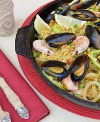 Паэлья из морепродуктов