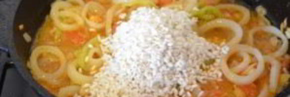 паэлья из морепродуктов