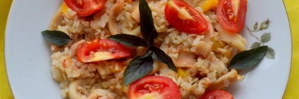 паэлья с кальмарами