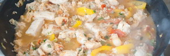 паэлья с курицей