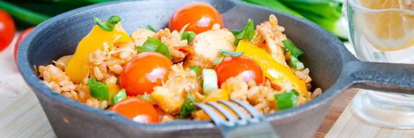 паэлья с курицей