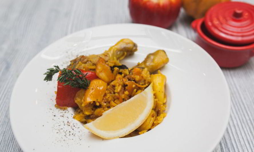 Рецепт паэльи с морепродуктами и цыпленком