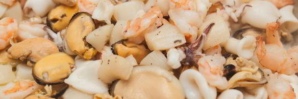 паэлья с морепродуктами и цыпленком