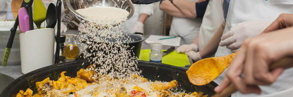 паэлья с морепродуктами и цыпленком