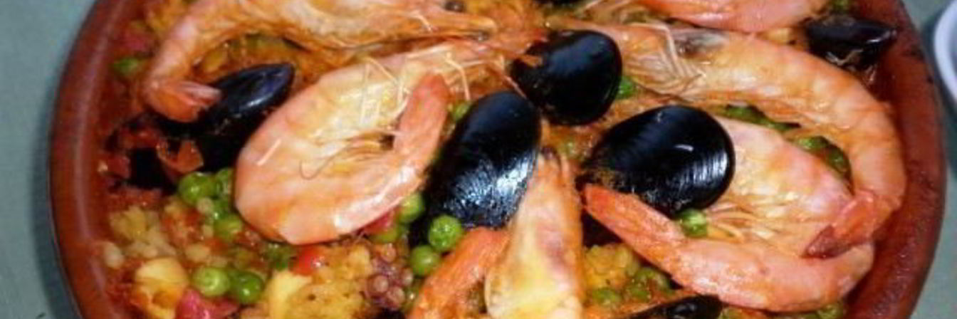 Паэлья с морепродуктами paella de mariscos
