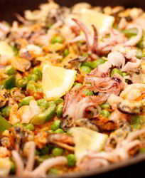 Паэлья с морепродуктами