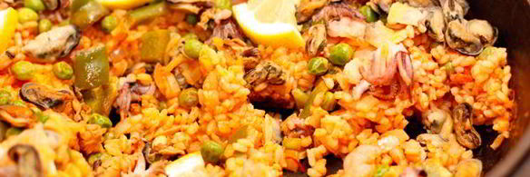 паэлья с морепродуктами