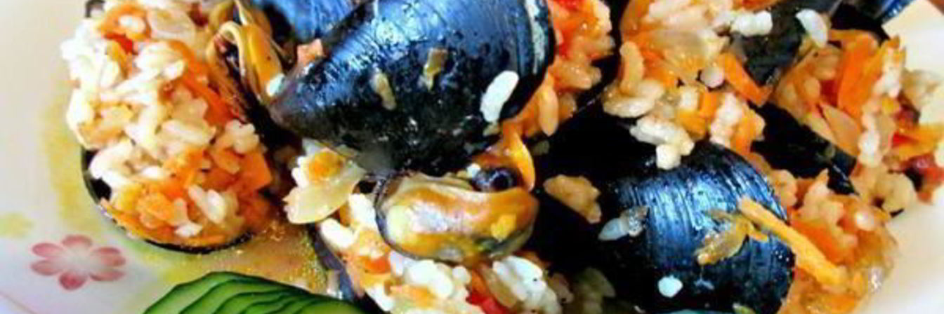 Пилав — плов из мидий