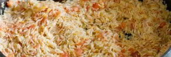 пилав с морепродуктами