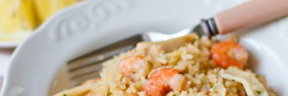 пилав с морепродуктами