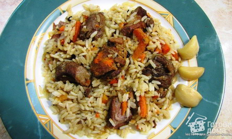 Рецепт плова без казана