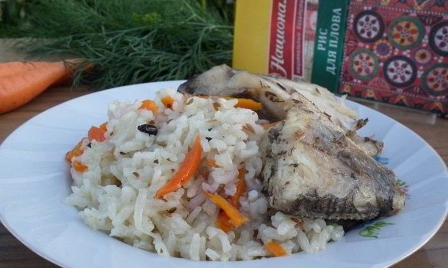 Рецепт плова дачного с карпом