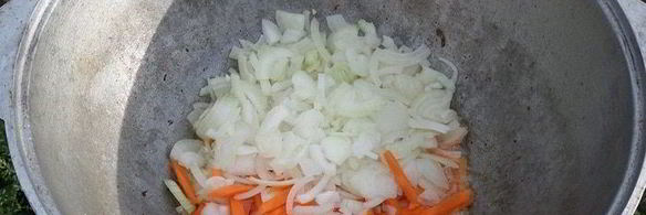 плов дачный с карпом