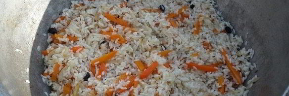 плов дачный с карпом