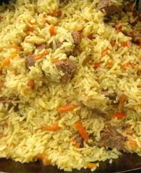 Плов из баранины на костре