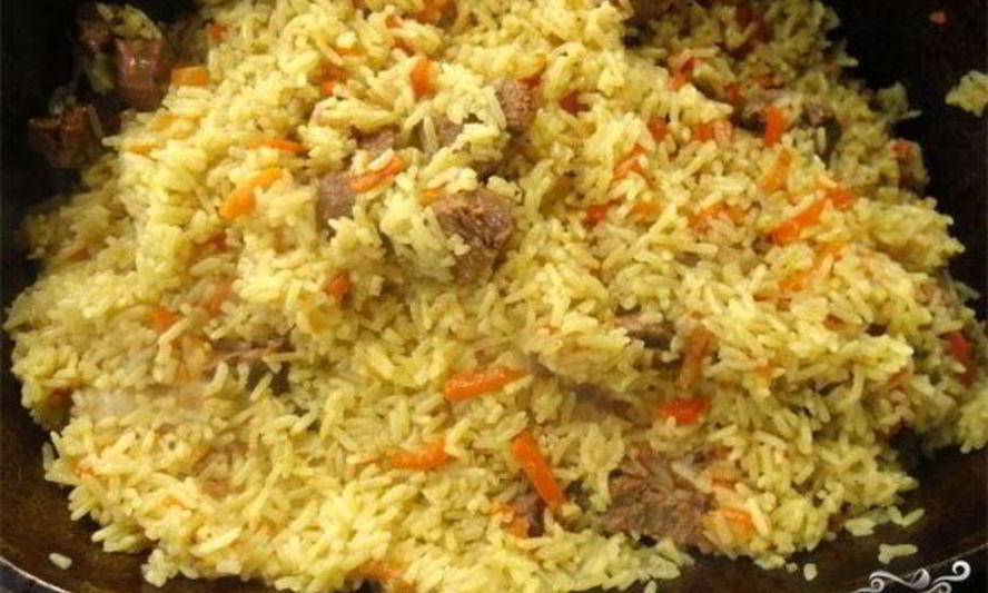 Рецепт плова из баранины на костре