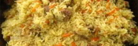 плов из баранины на костре