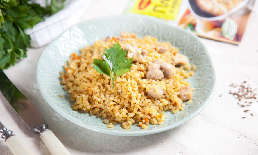 Рецепт плова из булгура с курицей