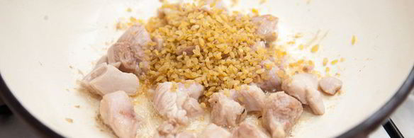 плов из булгура с курицей