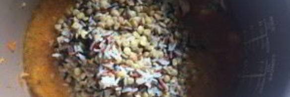 плов из чечевицы с курицей в мультиварке