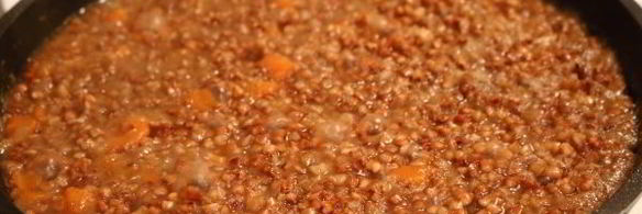 плов из гречки с мясом