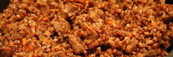 плов из гречки с мясом