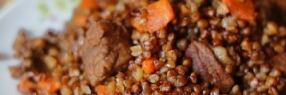 плов из гречки с мясом