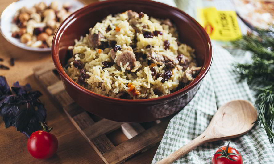 Рецепт плова из индейки с изюмом