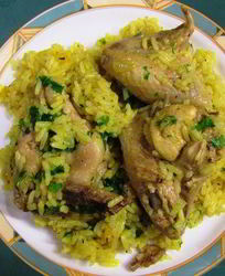 Плов из куриных крылышек