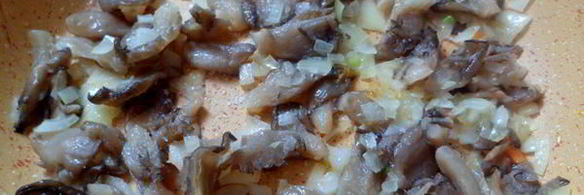 плов из перловки с вешенками