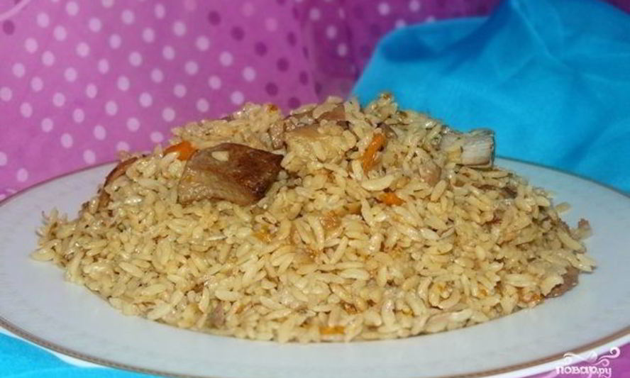 Рецепт плова из утки в мультиварке