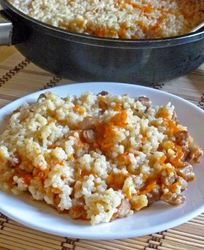 Плов на сковороде со свининой