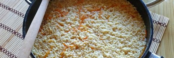 плов на сковороде со свининой