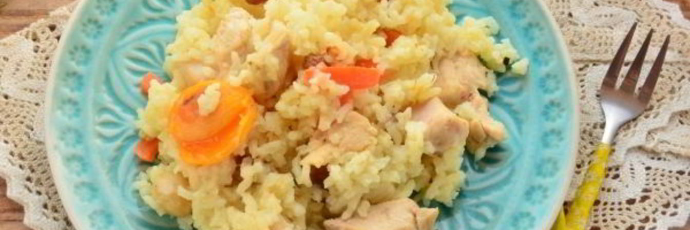 Плов по-азербайджански с курицей