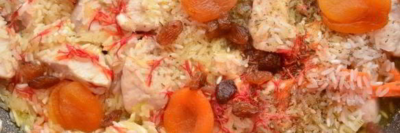 плов по-азербайджански с курицей