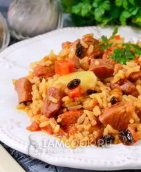 Плов с айвой