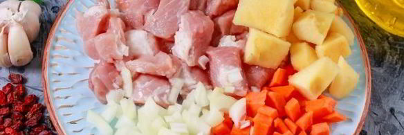 плов с айвой