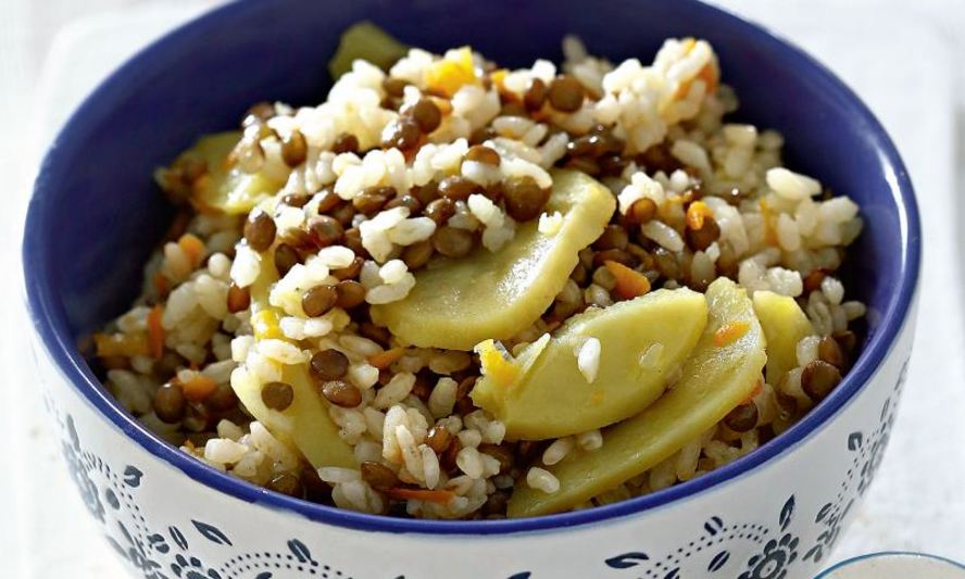 Рецепт плова с чечевицей