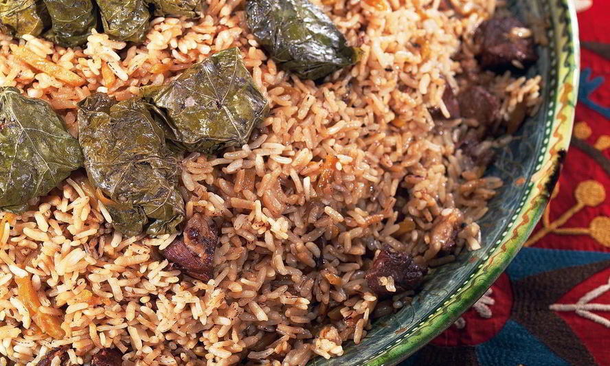 Рецепт плова с долмой