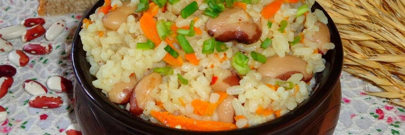 Плов с фасолью