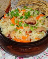 Плов с фасолью