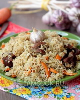 Плов с говядиной в мультиварке