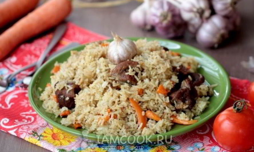 Рецепт плова с говядиной в мультиварке