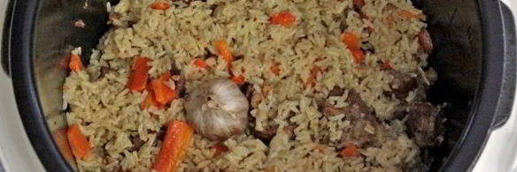 плов с говядиной в мультиварке