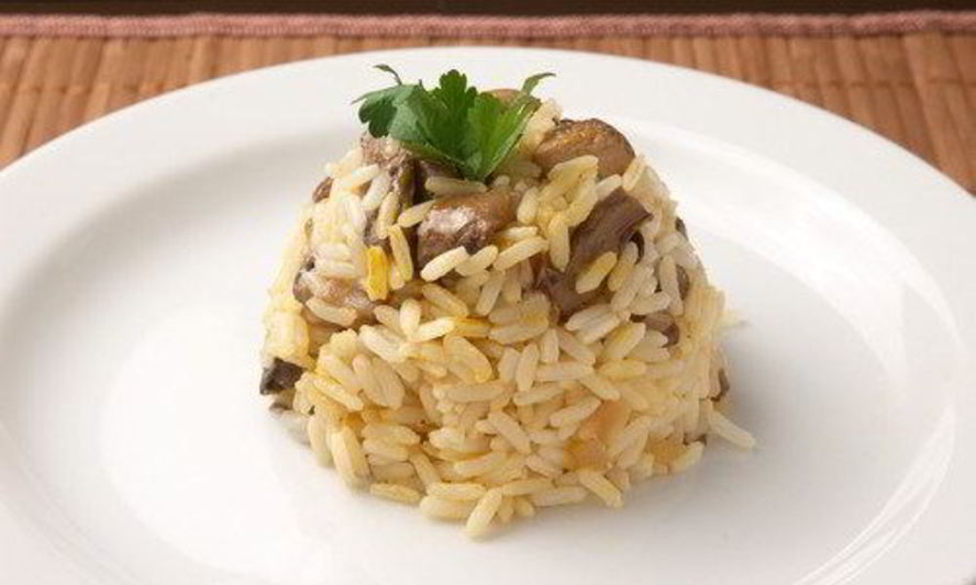 Рецепт плова с грибами и кедровыми орешками