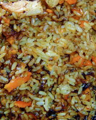 Плов с изюмом