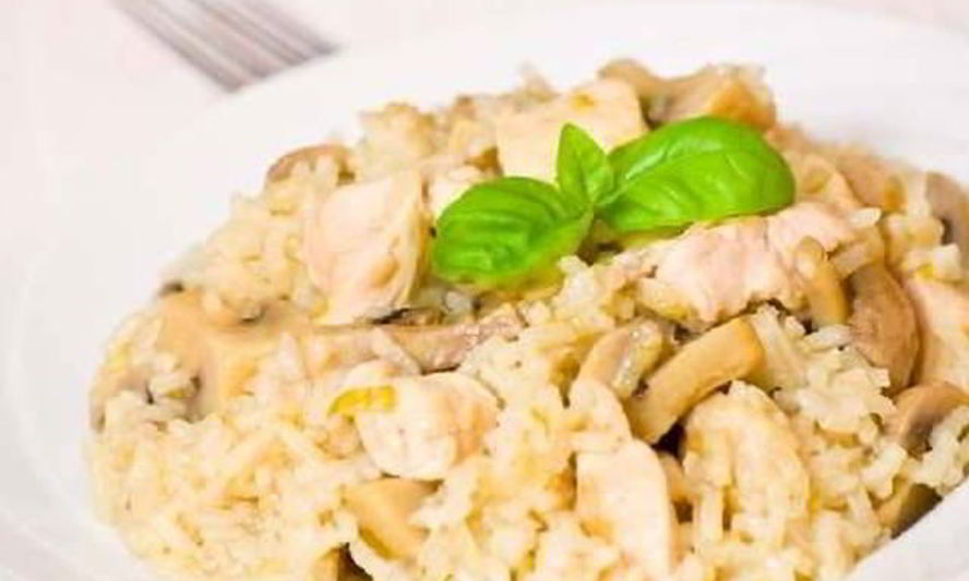 Рецепт плова с курицей и грибами