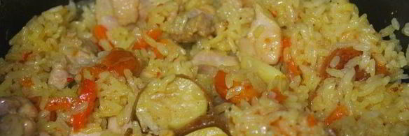 плов с курицей и курагой в мультиварке