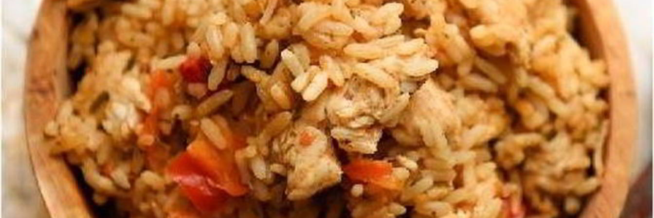 Плов с курицей пряный