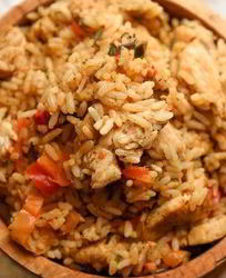 Плов с курицей пряный